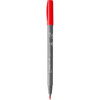 STAEDTLER Флумастер Staedtler Pigment Brush 371, червен 2 (31656-А-ЧЕРВЕН)