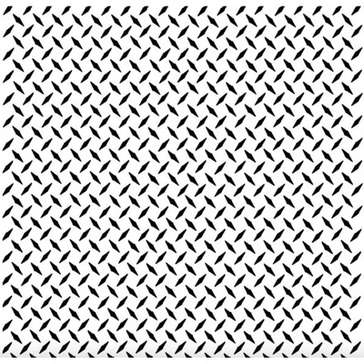 Šablona TCW 6aquot;x6aquot; (15,2x15,2 cm) - Diamond Plate The Crafter´s Workshop