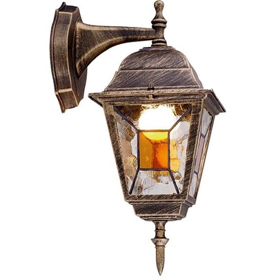 VIVALUX ГРАДИНСКИ ФЕНЕР СТЕНЕН MURANO WD007 60W IP44 200x145x355mm АНТ. МЕСИНГ (VIV004227)