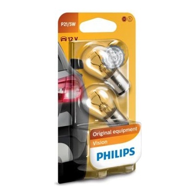 Philips Крушка, мигач philips p21/5w, 12v, 5/21w, 2 бр