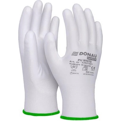 DONAU Монтажни ръкавици, PU, DONAU "Safety", размер 11/XXL, бели 32031321-11 (32031321-11)