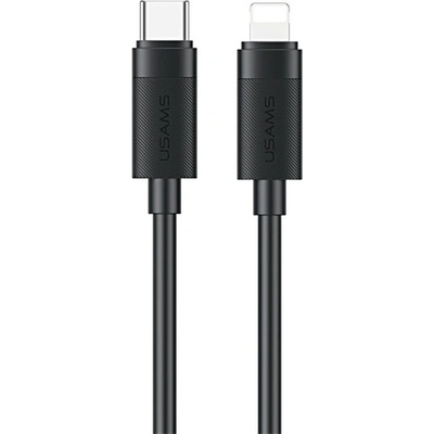 USAMS IPAD / IPAD 2 / IPAD 3-то поколение USAMS U94 кабел за данни USB - Lightning, 100 см, ЧЕРЕН SJ781USB01 (SJ781USB01)