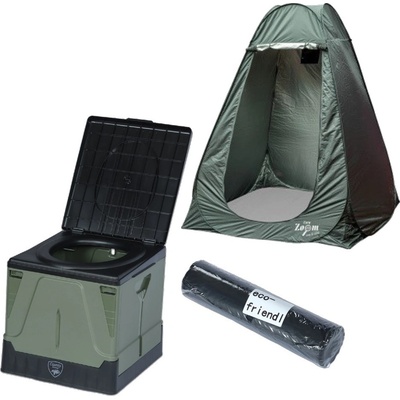 Giants Fishing Set Toaleta Folding Toilet Compact + Náhradní Sáčky + Stan