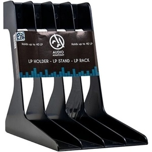 Audio Anatomy 12" Vinyl Record Stand Поставка за маси за LP записи Black (AVACCLP01)