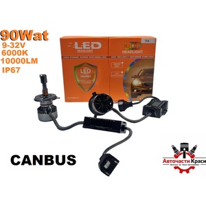  Led Система CANBUS -H4- 90W АТ1328 (м) ('264249)