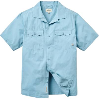 Passenger Мъжка риза с копчета Passenger Acreage Organic Cotton Shirt - Faded Denim - размер XXL (033-3110-0115)