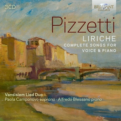 Ildebrando Pizzetti Liriche, Complete Songs For Voice & Piano Vansísiem Lied Duo CD