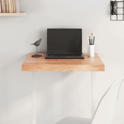 vidaXL 3156349 Stolní deska 60x50x(2-6)cm ošetřený masivní dub světle hnědá