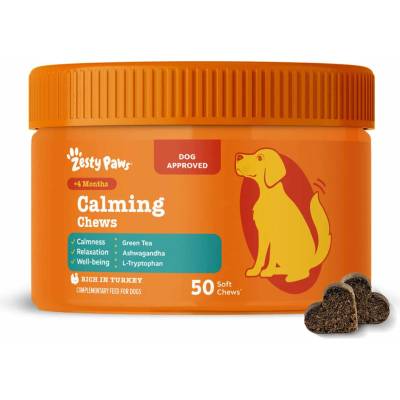 Zesty Paws Calming Chews s morčacím 50 žuvacích tabliet