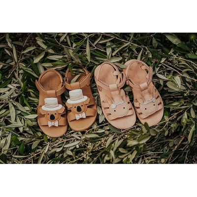 Donsje Детски сандали от кожа Donsje Billey Sandals Bride (2028601.29.33)