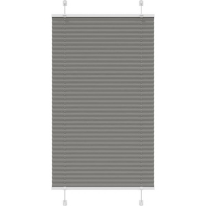 vidaXL Плисирана щора Антрацит 75x150 cm Ширина на плата 74, 4 cm (4015087)