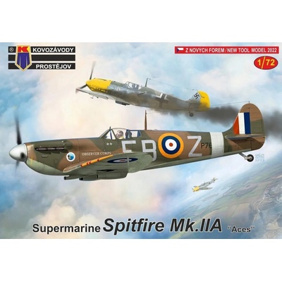 Kovozávody Prostějov Supermarine Spitfire Mk.IIA Aces3x camo 1:72