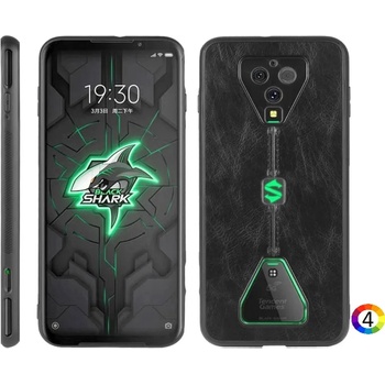 Xiaomi Black Shark 3 Pro Удароустойчив Sewing Cow Pattern Калъф и Скрийн Протектор