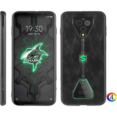 Xiaomi Black Shark 3 Pro Удароустойчив Sewing Cow Pattern Калъф и Скрийн Протектор
