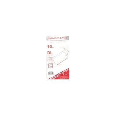 Obálka DL 110x220mm samolepiaca bez okienka (bal=10ks)