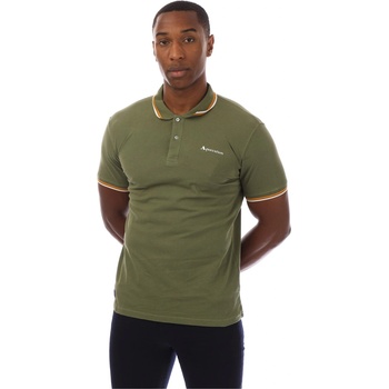 AQUASCUTUM Блуза с яка AQUASCUTUM Logo Polo Shirt - Green/White