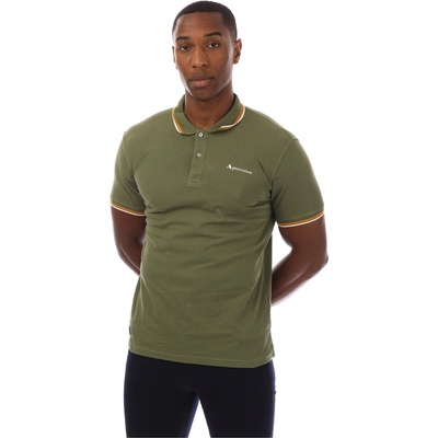 AQUASCUTUM Блуза с яка AQUASCUTUM Logo Polo Shirt - Green/White