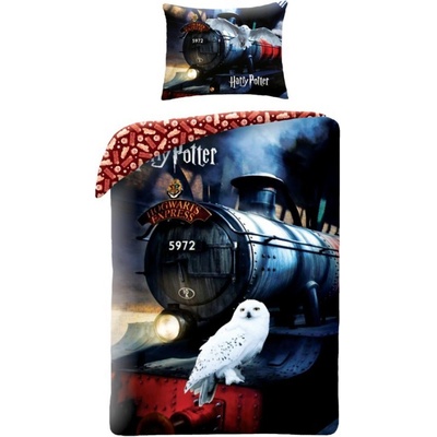 Halantex obliečky Harry Potter Bradavice Hogwarts Express 140x200 70x90