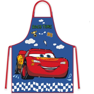 Aptex Dětská zástěra s čepicí CARS 45X50 CM 2X33CM