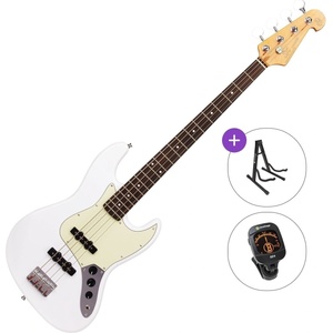 SX SJB62 Basic SET Olympic White Електрическа бас китара
