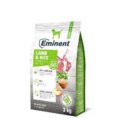 Eminent Dog Lamb & Rice 3kg
