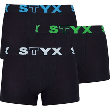 Styx boxerky sportovní guma černé G9606162 3Pack