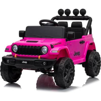 Mamido Jeep Rubicon 24 V 2x200 W Elektrické autíčko růžová