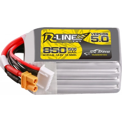 Tattu Battery R-Line 5.0 LiPo 4S 14.8V 850mAh 150C XT30U-F