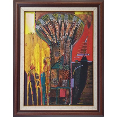 Абстрактна картина " Библейски сюжет"