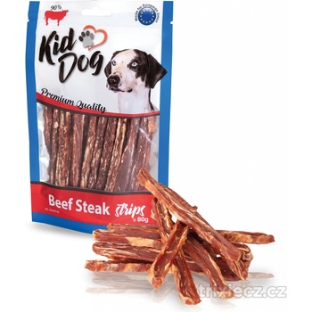 KIDDOG hovězí steak v proužku 80 g