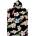 Roxy Дамско пончо за сърф Roxy Women's Stay Magical Printed Surf poncho - Anthracite Spring Charming - размер One Size (150-6364-0111)