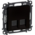 Legrand valena life КОМП. Р-КА 2xrj45 cat. 6 stp Ч (756347l)