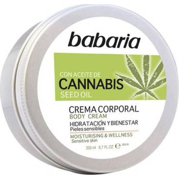 Babaria Cannabis hydratačný krém pre citlivú pokožku 200 ml