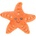 Keel Toys Бебешка играчка Keel Toys Keeleco - Морска звезда, 18 cm (SE3512)