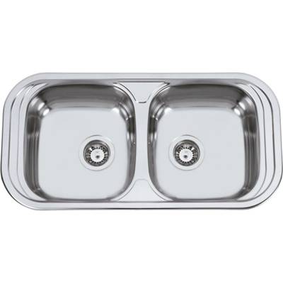Sinks SEVILLA 860 DUO V 0,6 MM - Leštěná