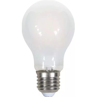 V-TAC E27 LED Filament Frost Cover žárovka 7W, 840 lm, 2700K Teplá bílá