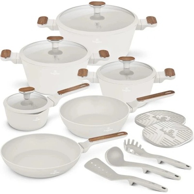 Berlingerhaus Sada nádobí s titanovým povrchem 15 ks Sahara Nordic Collection