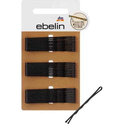 ebelin Midi černé sponky do vlasů 27 ks