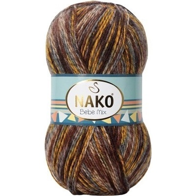 Nako Pletací příze Nako Bebe Mix 86834