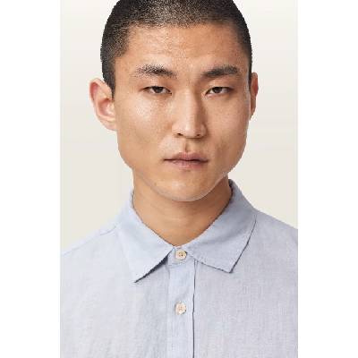 AllSaints риза мъжка от лен LOOM (M172SC)