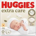 Huggies Бебешки пелени Huggies - Extra Care 0, 25 броя (15059)