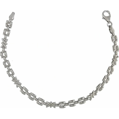 Infinitysilver stříbrný náramek stampato zdobený C4610219