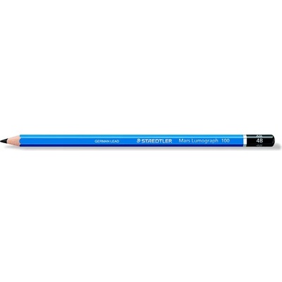 STAEDTLER Графитен молив, 4B, шестоъгълен, STAEDTLER "Mars Lumograph 100" 100-4B (100-4B)