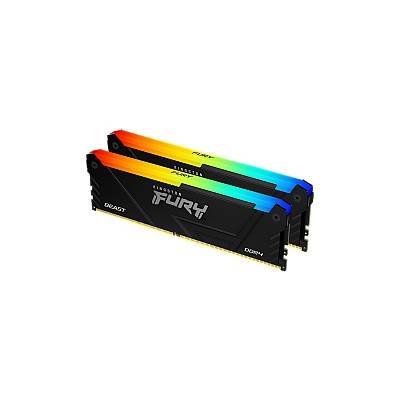 16GB 3200MT/s DDR4 CL16 DIMM (Kit of 2) FURY Beast RGB (KF432C16BB2AK2/16)