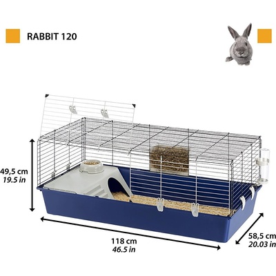 Ferplast Rabbit 120 118 x 58,5 x 51,5 cm – Zboží Dáma