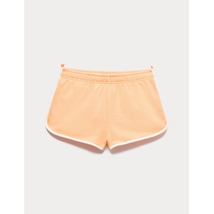 Marks & Spencer Спортни шорти с висок процент памук (6-16 години) Marks & Spencer оранжева Marks & Spencer | Oranzhev | Момичешки | 8-9 години