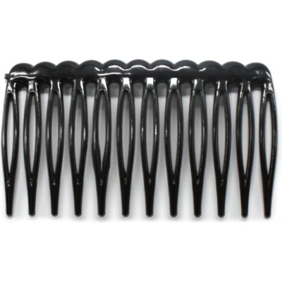 Hřebínek s vlnitým okrajem Barva: černá – Zboží Mobilmania