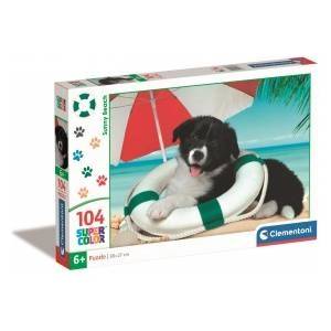 Clementoni Puzzle 104 Super Color Sunny Beach - mallbg - 23,29 лв