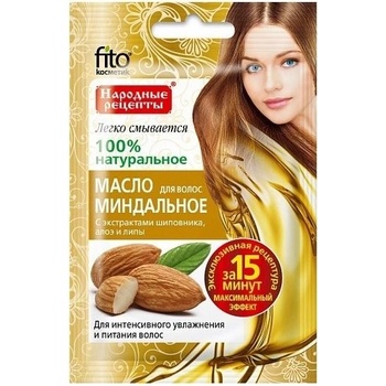 Fito Kosmetik prírodný mandľový olej na vlasy Intenzívna hydratácia a výživa 20 ml