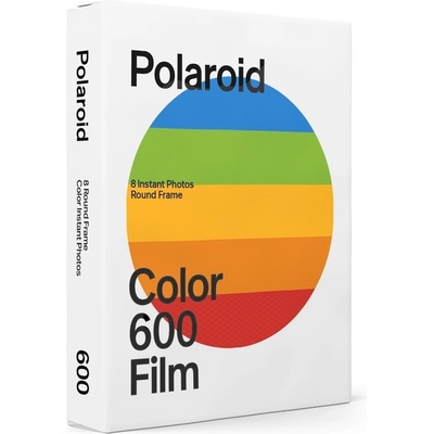 Polaroid Фотохартия Polaroid Color film for 600 - Round Frame, за Vintage Polaroid 600, Polaroid Impulse и с новите i-Type фотоапарати, 8 листа, кръгла рамка (006021)